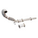 Down pipe, dump pipe 3" Downpipe with High-Flow Catalytic Converter (track only) for VOLKSWAGEN GOLF 2013-2020 GTI MK 7 & 7.5 | race-shop.sk
