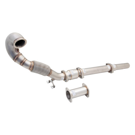 Down pipe, dump pipe 3" Downpipe with High-Flow Catalytic Converter (track only) for VOLKSWAGEN GOLF 2013-2020 GTI MK 7 & 7.5 | race-shop.sk