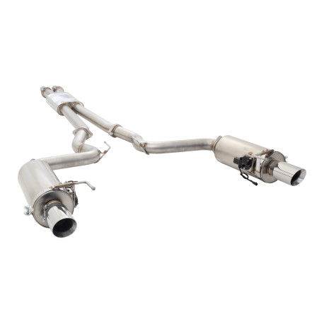 Výfukové systémy XFORCE 3" Cat-Back System with Round Varex Mufflers for FORD MUSTANG 2015-2017 GT FASTBACK 5.0L | race-shop.sk