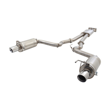 Výfukové systémy XFORCE 3" Cat-Back System with Round Mufflers for FORD MUSTANG 2015-2017 GT FASTBACK 5.0L | race-shop.sk
