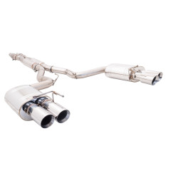 XForce 3" Cat-Back System + Oval Mufflers for FORD MUSTANG 2018- GT FASTBACK 5.0L | GT COUPE