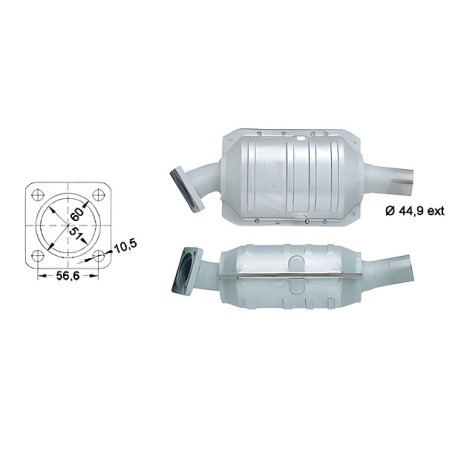 DPF a katalyzátory Magnaflow pre konkrétny model Magnaflow Katalyzátor na INNOCENTI | race-shop.sk