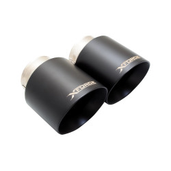 4" Black Tips (for Xforce system only will NOT fit OEM) for TOYOTA YARIS 2021- GR