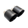 4" Black Tips (for Xforce system only will NOT fit OEM) for TOYOTA YARIS 2021- GR