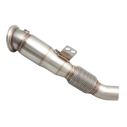 4"-3 3/8" Downpipe with High-Flow Catalytic Converter (track only) for TOYOTA SUPRA 2019- MK5 A90, J29