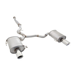 3" Cat-Back System with Round Mufflers for SUBARU LEGACY 2006-2009 GEN 4 GT BL9 BP9 EJ25 TURBO