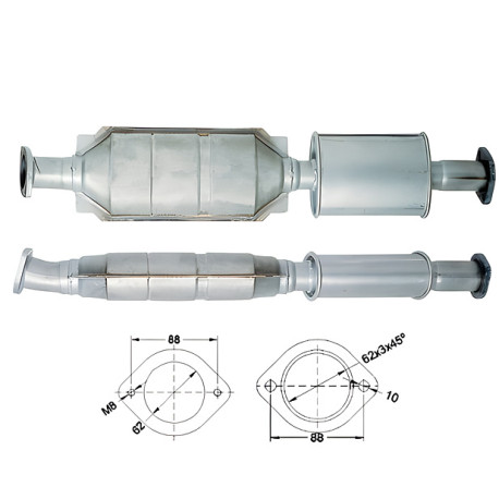 DPF a katalyzátory Magnaflow pre konkrétny model Magnaflow Katalyzátor na LANCIA | race-shop.sk