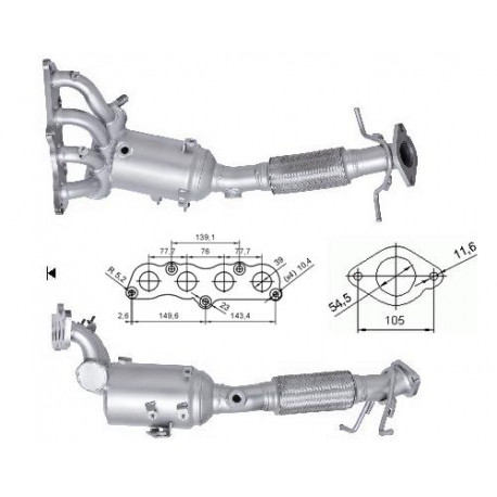 DPF a katalyzátory Magnaflow pre konkrétny model Magnaflow Katalyzátor na MAZDA | race-shop.sk
