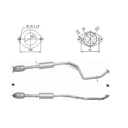Magnaflow Katalyzátor na MAZDA