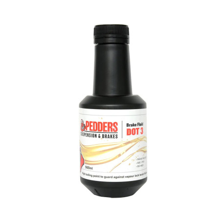 Brzdy Pedders PEDDERS brzdová kvapalina DOT 3, 500 ml | race-shop.sk