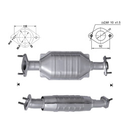 Magnaflow Katalyzátor na MAZDA