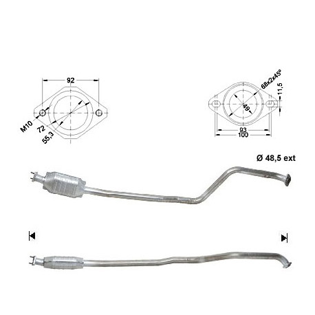 DPF a katalyzátory Magnaflow pre konkrétny model Magnaflow Katalyzátor na MAZDA | race-shop.sk