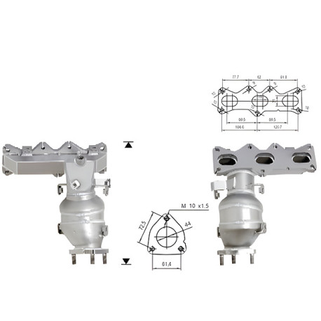 DPF a katalyzátory Magnaflow pre konkrétny model Magnaflow Katalyzátor na MAZDA | race-shop.sk