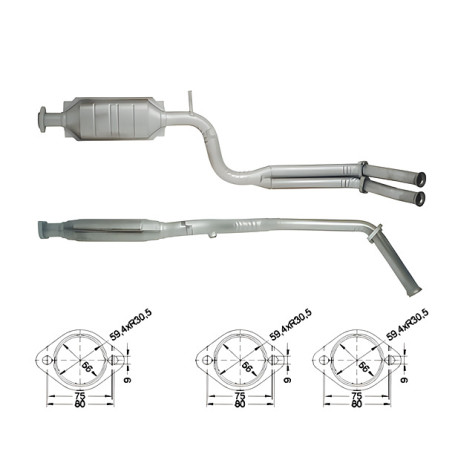 DPF a katalyzátory Magnaflow pre konkrétny model Magnaflow Katalyzátor na MERCEDES | race-shop.sk