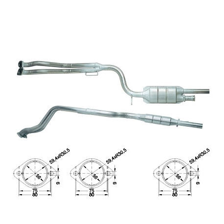 DPF a katalyzátory Magnaflow pre konkrétny model Magnaflow Katalyzátor na MERCEDES | race-shop.sk