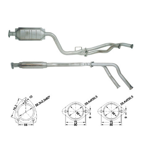 DPF a katalyzátory Magnaflow pre konkrétny model Magnaflow Katalyzátor na MERCEDES | race-shop.sk