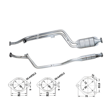 DPF a katalyzátory Magnaflow pre konkrétny model Magnaflow Katalyzátor na MERCEDES | race-shop.sk