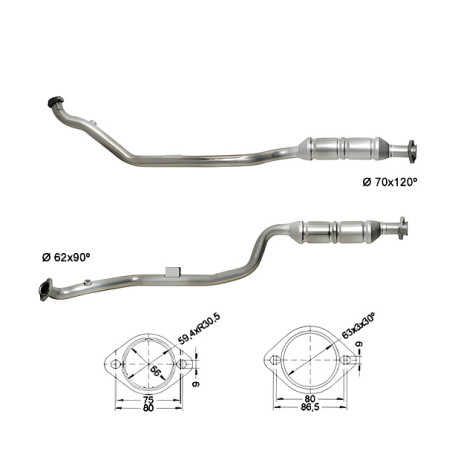 DPF a katalyzátory Magnaflow pre konkrétny model Magnaflow Katalyzátor na MERCEDES | race-shop.sk