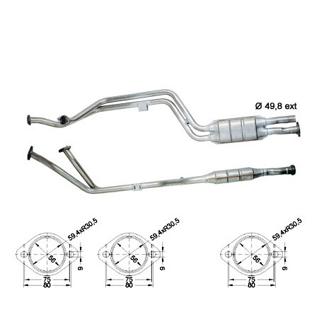 DPF a katalyzátory Magnaflow pre konkrétny model Magnaflow Katalyzátor na MERCEDES | race-shop.sk