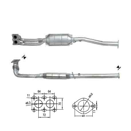 DPF a katalyzátory Magnaflow pre konkrétny model Magnaflow Katalyzátor na MG ROVER | race-shop.sk