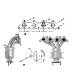 Magnaflow Katalyzátor na MITSUBISHI