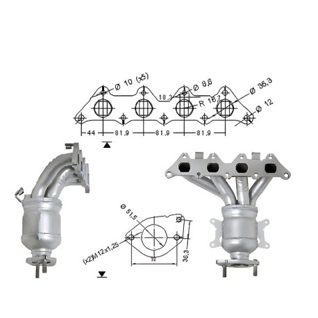DPF a katalyzátory Magnaflow pre konkrétny model Magnaflow Katalyzátor na MITSUBISHI | race-shop.sk