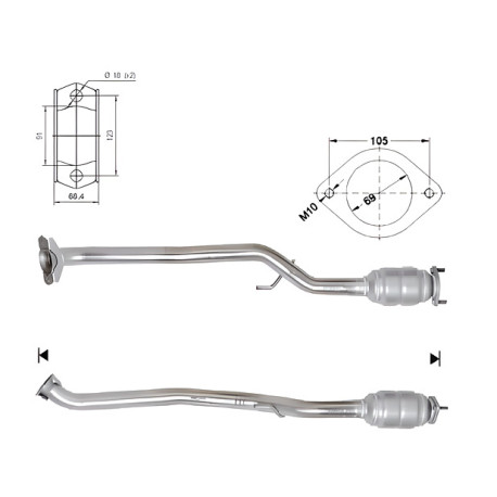 DPF a katalyzátory Magnaflow pre konkrétny model Magnaflow Katalyzátor na NISSAN | race-shop.sk