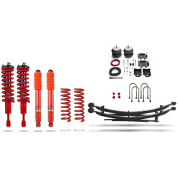 Pedders 803120 Heavy Duty Suspension Kit With Supplementary air bags & Assembled struts. Ford Ranger, PX