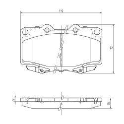 Brzdové doštičky Pedders 6820386X TrakRyder Kevlar Ceramic