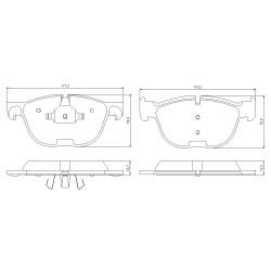 Brzdové doštičky Pedders 6720051E SportsRyder EURO Kevlar Ceramic