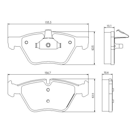 Brzdy Pedders EURO keramické brzdové doštičky Pedders 6720047E | race-shop.sk