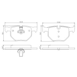 Brzdové doštičky Pedders 6720043E SportsRyder EURO Kevlar Ceramic