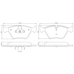 Pedders 6720040E SportsRyder EURO Kevlar Ceramic doštičky