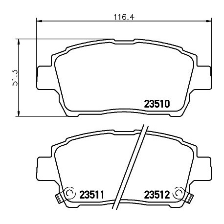 Brzdy Pedders Brzdové doštičky Pedders 6700002 | race-shop.sk