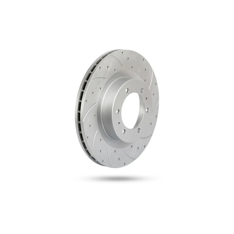 Brzdy Pedders Kotúč Pedders 6560091SGR slotted & dimpled Geomet coated | race-shop.sk