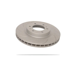 Kotúč Pedders 6560089SGL slotted & dimpled Geomet coated