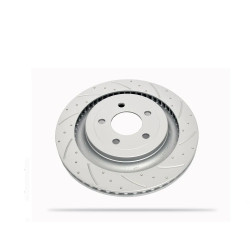 Kotúč Pedders 6560088SGR slotted & dimpled Geomet coated