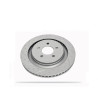 Pedders 6560088SGL Slotted & Dimpled Geomet Coated Rotor