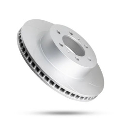 Pedders 6202618SGR Slotted Geomet Coated Rotor (6 Slot) - Front Right