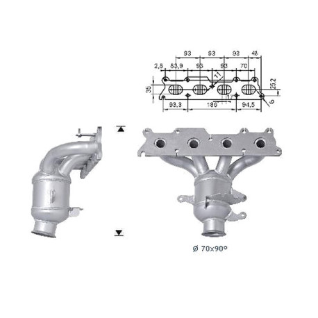 DPF a katalyzátory Magnaflow pre konkrétny model Magnaflow Katalyzátor na PEUGEOT | race-shop.sk