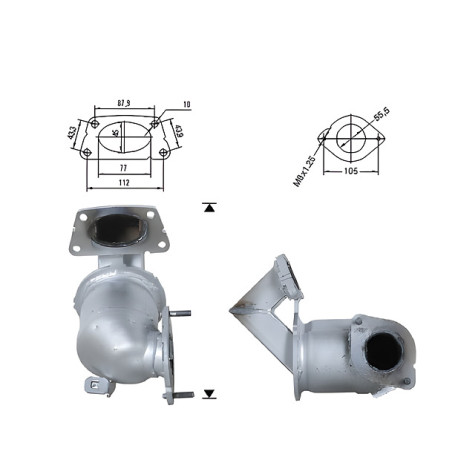 DPF a katalyzátory Magnaflow pre konkrétny model Magnaflow Katalyzátor na RENAULT | race-shop.sk