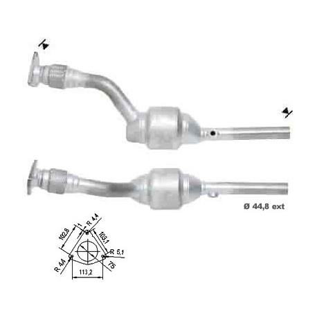 DPF a katalyzátory Magnaflow pre konkrétny model Magnaflow Katalyzátor na RENAULT | race-shop.sk