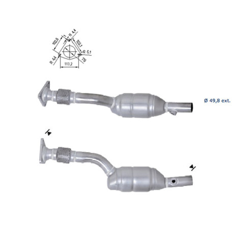DPF a katalyzátory Magnaflow pre konkrétny model Magnaflow Katalyzátor na RENAULT | race-shop.sk