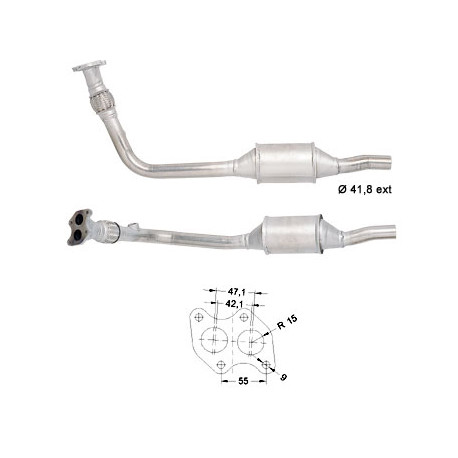 DPF a katalyzátory Magnaflow pre konkrétny model Magnaflow Katalyzátor na SEAT VOLKSWAGEN | race-shop.sk