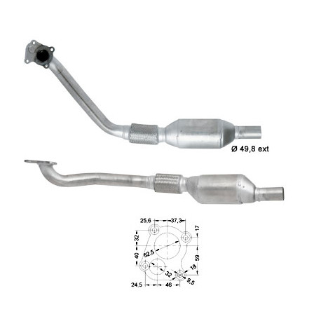 DPF a katalyzátory Magnaflow pre konkrétny model Magnaflow Katalyzátor na SEAT VOLKSWAGEN | race-shop.sk
