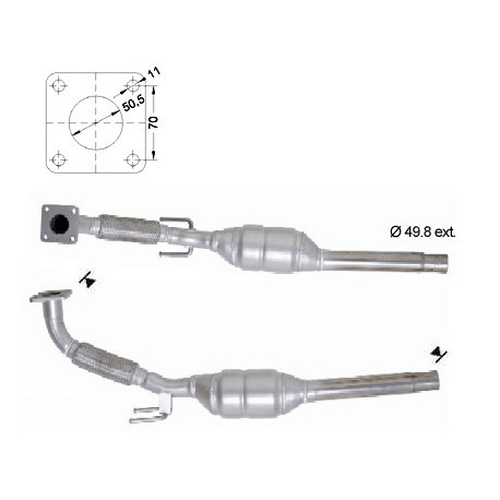 DPF a katalyzátory Magnaflow pre konkrétny model Magnaflow Katalyzátor na SEAT SKODA VOLKSWAGEN | race-shop.sk