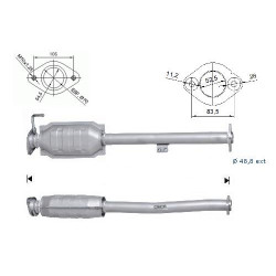 Magnaflow Katalyzátor na SUZUKI