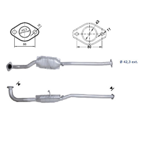 DPF a katalyzátory Magnaflow pre konkrétny model Magnaflow Katalyzátor na SUZUKI | race-shop.sk