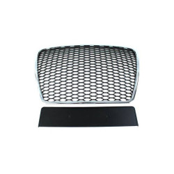 Maska Audi A6 C6 RS-Style Chróm-čierna 09-11