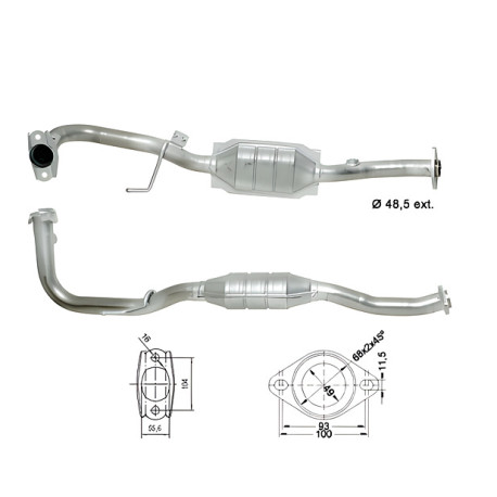 DPF a katalyzátory Magnaflow pre konkrétny model Magnaflow Katalyzátor na TOYOTA | race-shop.sk